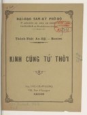 Kinh Cúng Tú ̛Thòi̛  1939