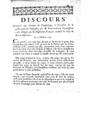 Discours prononcé aux troupes de Pondichéry à l'occasion de la publication de l'amnistie  D. Lescallier. 1792