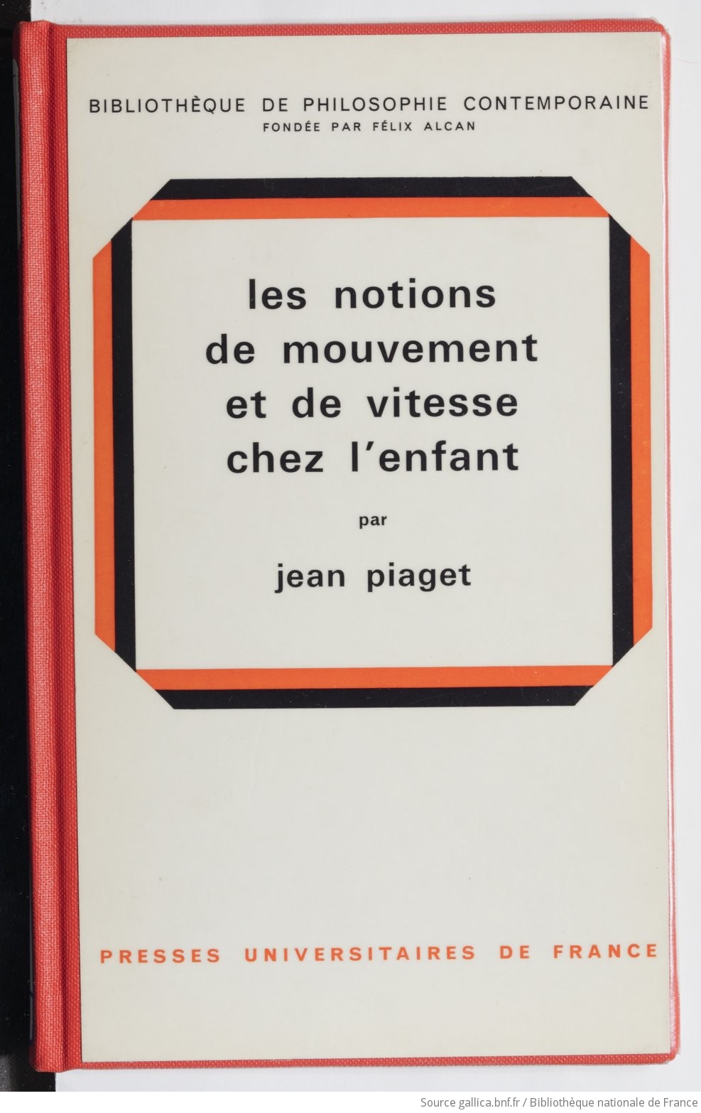 Les notions de mouvement et de vitesse chez l enfant 2e d