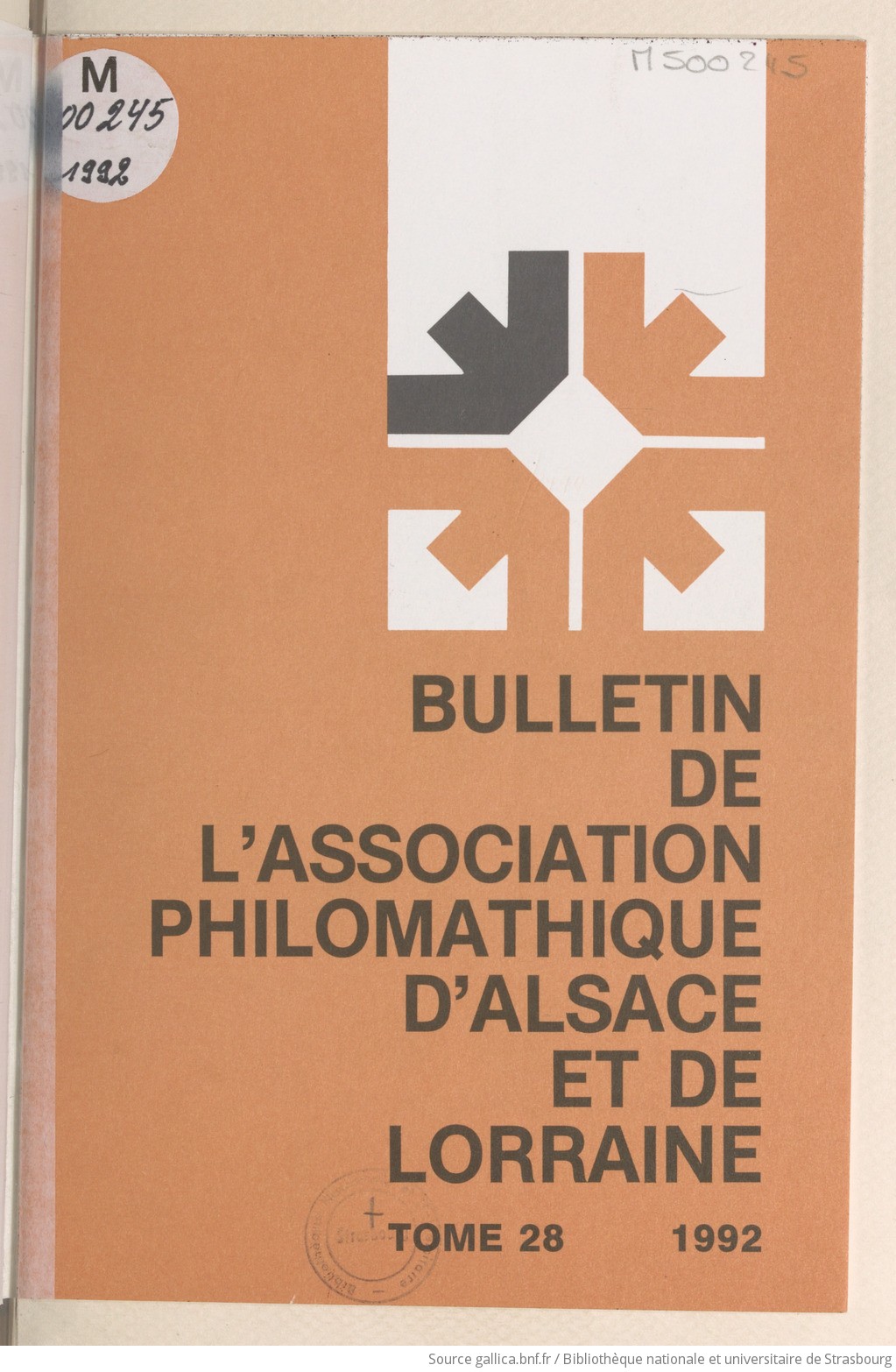 Bulletin de l'Association philomathique d'Alsace et de Lorraine