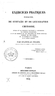 Exercices pratiques d'analyse, de syntaxe et de lexicographie chinoise  1842