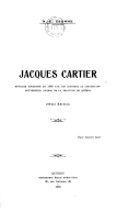 Jacques Cartier  N.-E. Dionne. 1933