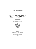 Au Tonkin  P. Bonnetain. 1885