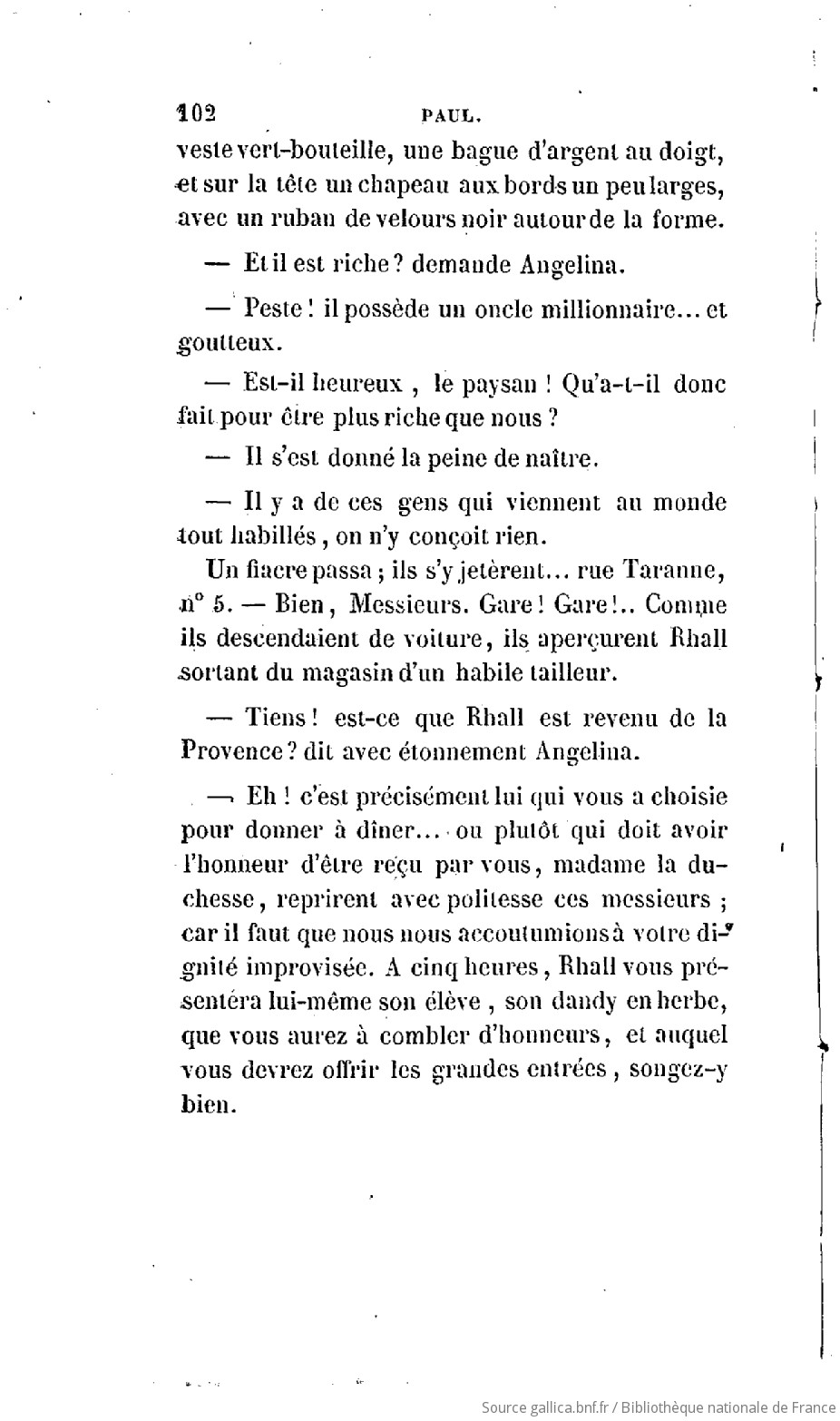 Paul ou les Dangers d un caract re faible histoire religieuse et