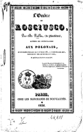 L'ombre de Kosciusco  J. Paillet. 1831
