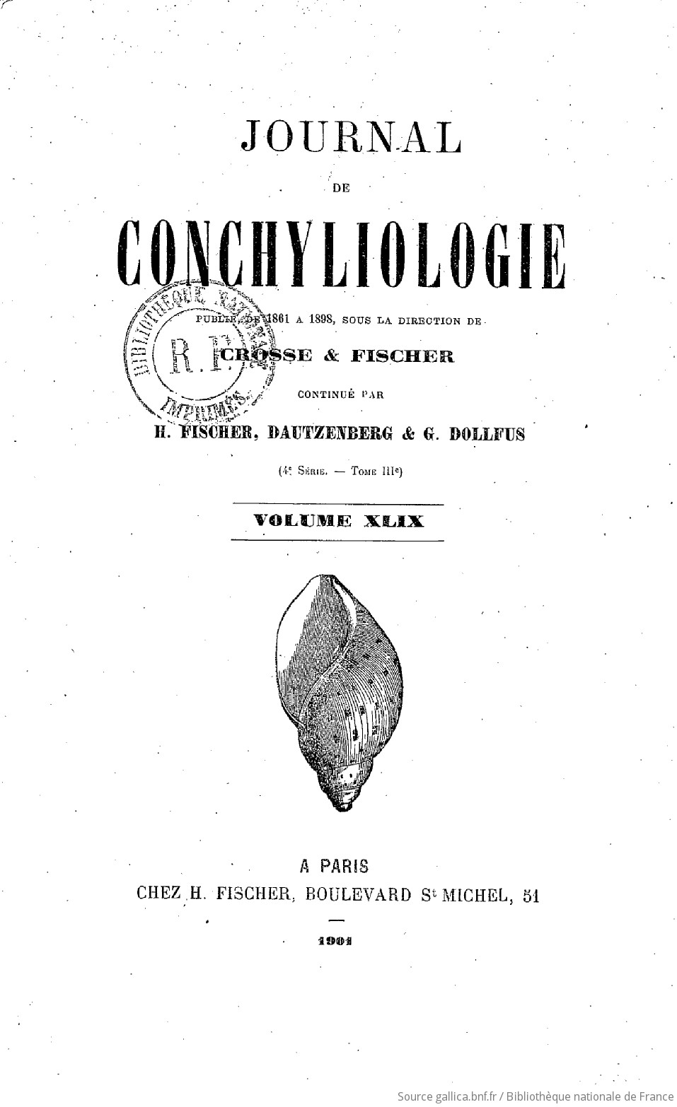 Journal de conchyliologie