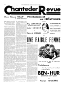 Chantecler revue. Hebdomadaire illustrée  1934
