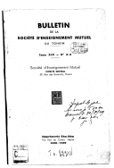 Bulletin de la Société d'enseignement mutuel du Tonkin. 1922-1938