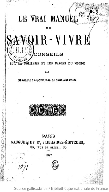 Cours abrégé de style épistolaire : avec de nombreux sujets de lettres, à  l'usage des classes de français / par Mme la comtesse de Boissieux