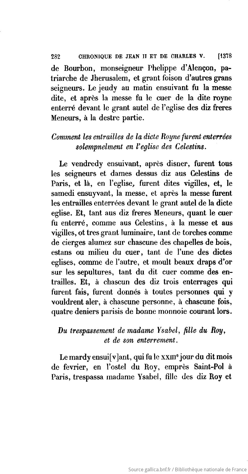 Chronique Des Regnes De Jean Ii Et De Charles V Tome 2 Publiee Pour La Societe De L Histoire De France Par R Delachenal Gallica