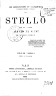 Stello  A. de Vigny. 1867