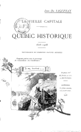 La vieille capitale : Québec historique, 1608-1908  J. du Saguenay. 1908