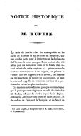 Notice historique sur M. Ruffin  T.-X. Bianchi. 1825