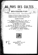 Au pays des cultes  Bui-Thanh-Van. 1922
