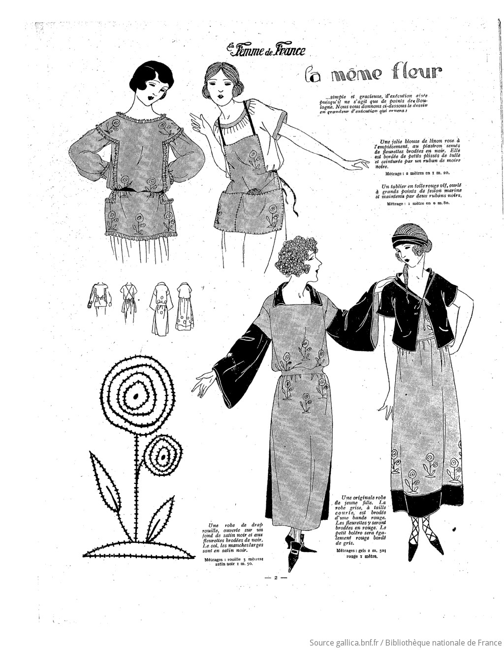 Les Modes de la femme de France | 1922-02-19 | Gallica