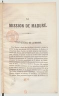 La mission de Maduré  L. Saint-Cyr. 1859