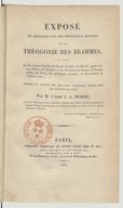 Exposé de quelques-uns des principaux articles de la théogonie des BrahmesJ.-A. Dubois. 1825