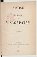 Notice sur la mission de Visagapatam  1866