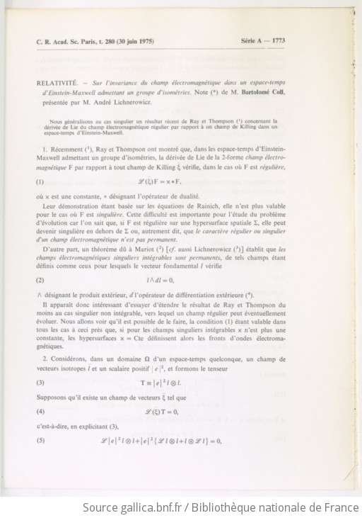 Comptes Rendus Hebdomadaires Des Séances De L'Académie Des Sciences ...