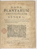 Nova plantarum americanarum genera  C. Plumier. 1703