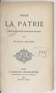 Pour la patrie : scènes de la dernière insurrection polonaise  E. Marcel. 1877