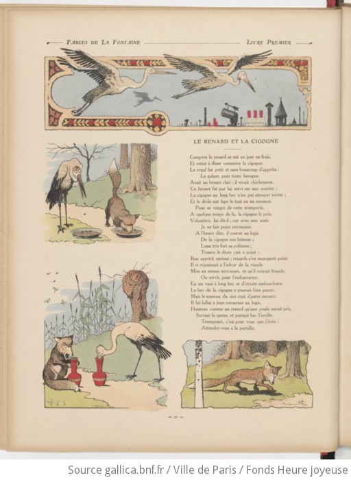 Fables / De La Fontaine ; Illustrées Par Benjamin Rabier | Gallica