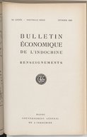 Bulletin économique de l'Indo-Chine. Renseignements  1923-1929