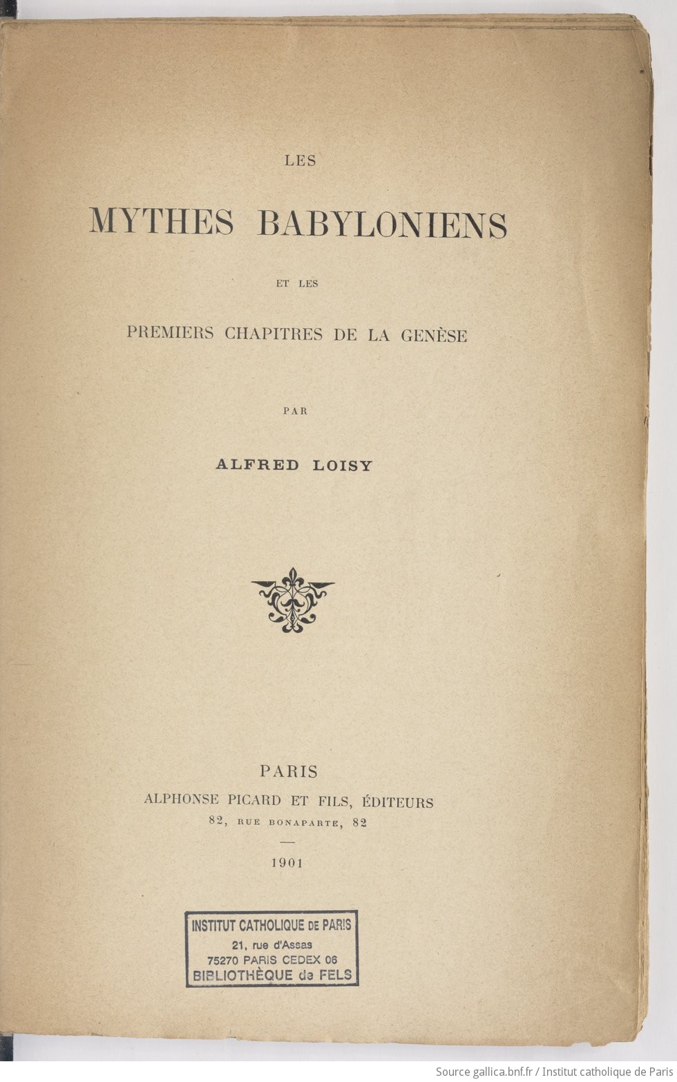 Calaméo - Les Mythes Babyloniens Et Les [ ]Loisy Alfred