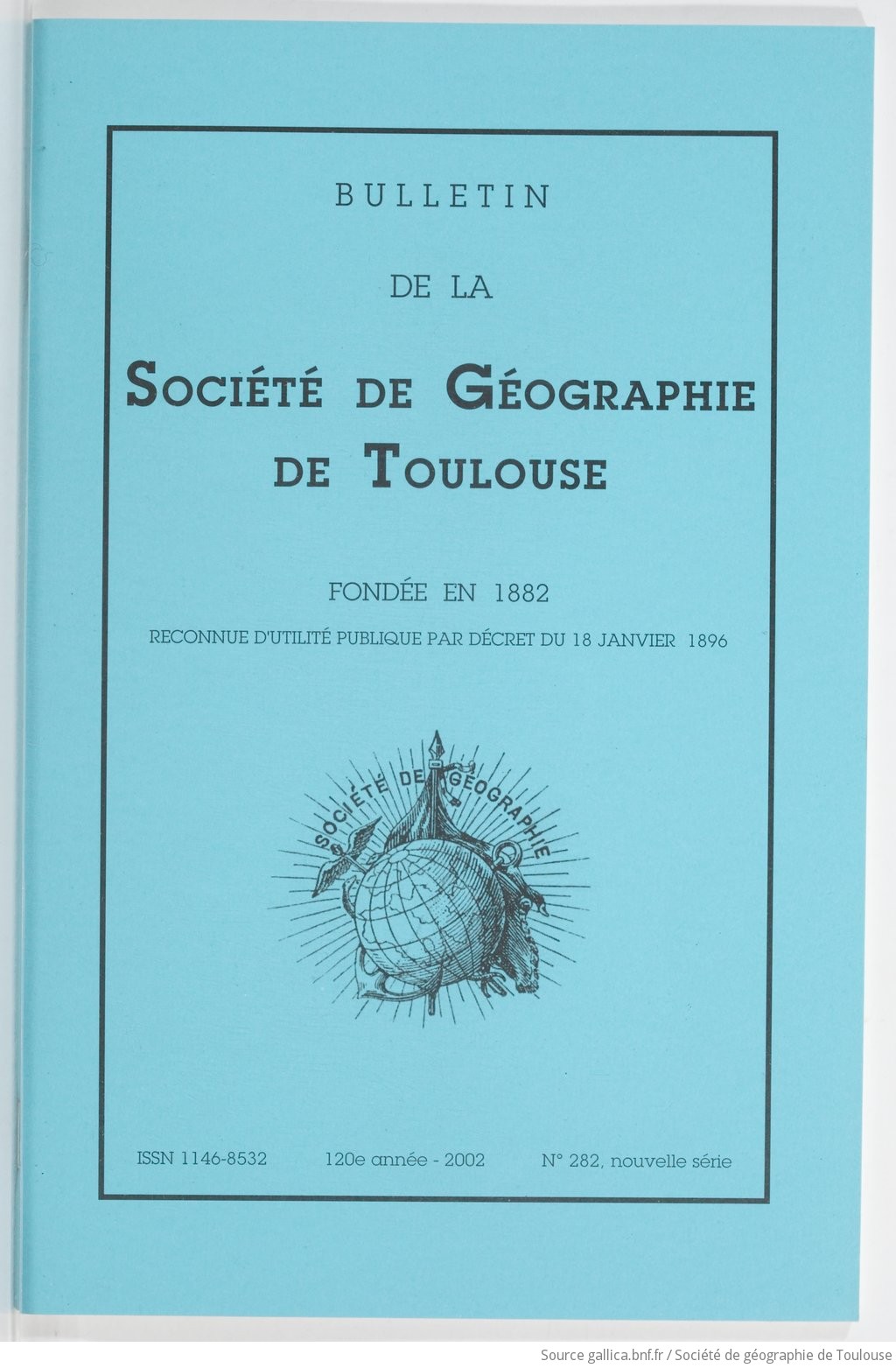 Bulletin de la Société de géographie de Toulouse