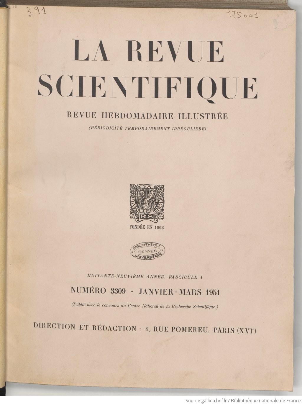 Revue scientifique