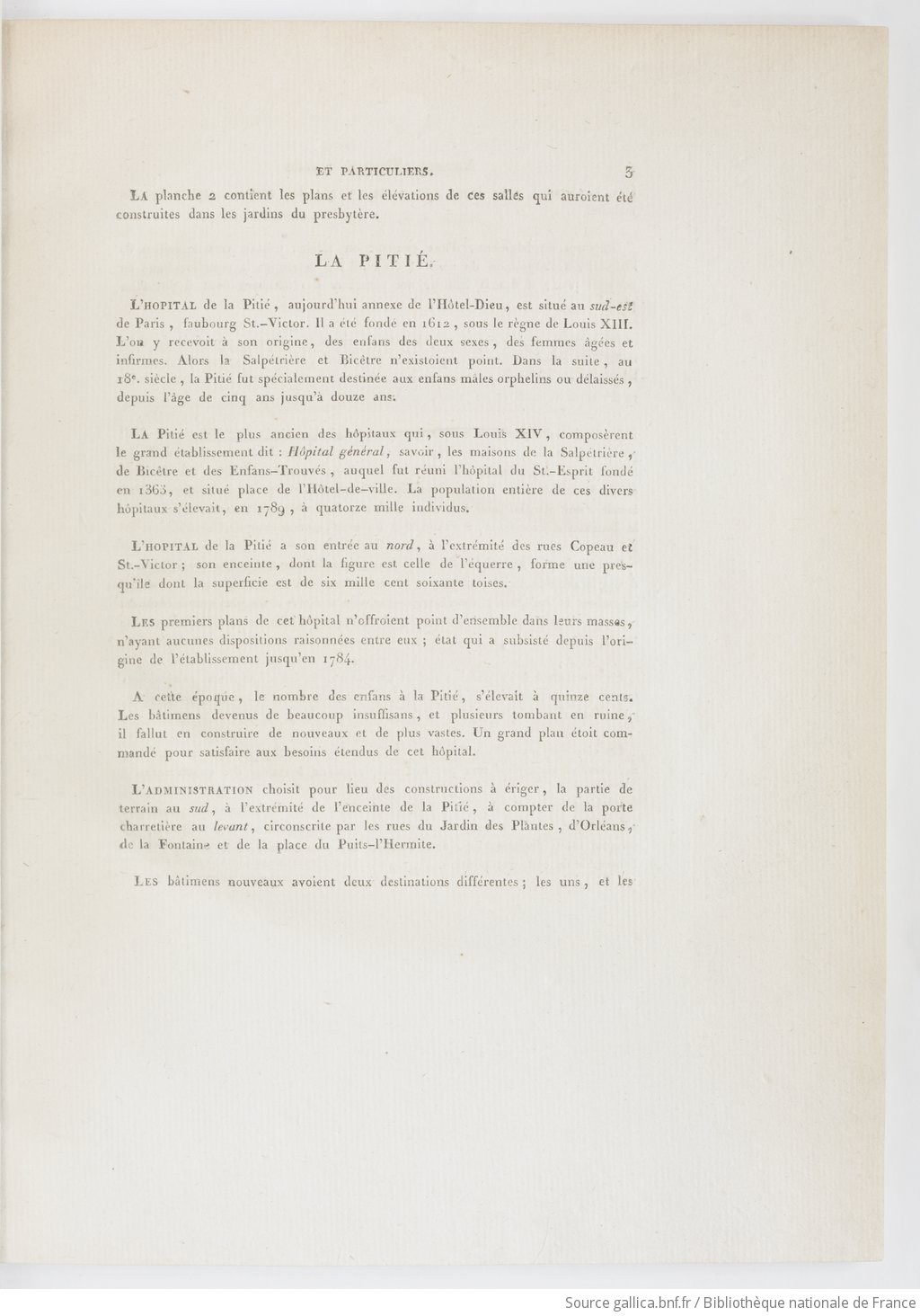 Principes De L Ordonnance Et De La Construction Des Batimens Notices Sur Divers Hopitaux Et Autres Edifices Publics Et Particuliers Composes Et Construits Par Charles Francois Viel Quatrieme Volume Gallica