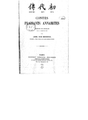 Chuyên doi xua : contes plaisants annamites  A. Des Michels. 1888