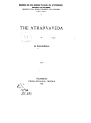 The Atharvaveda  M. Bloomfield. 1899