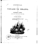 Journal of a voyage to Brazil and residence there during part of the years 1821, 1822, 1823  M. Calcott. 1824