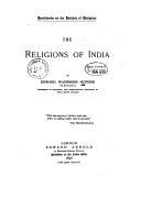 The religions of India  E. W. Hopkins. 1896