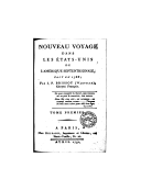 Nouveau voyage dans les États-Unis de l'Amérique septentrionale  J.-P. Brissot de Warville. 1791