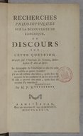 Recherches philosophiques sur la découverte du Nouveau-Monde  J. Mandrillon. 1784