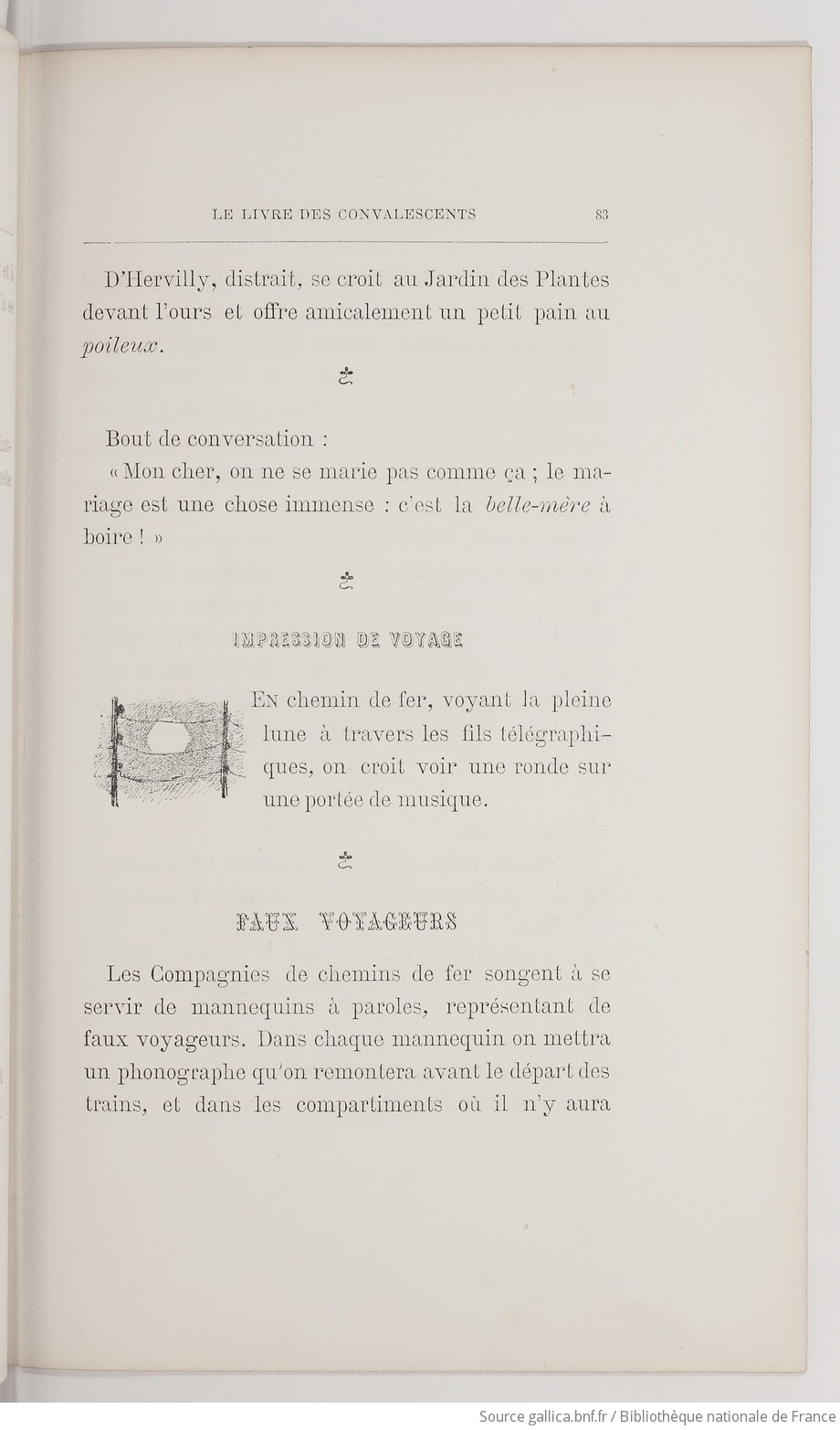 Le livre des convalescents... / Coquelin cadet (Pirouette) ; préfaces de  Armand Silvestre et de Touchatout | Gallica