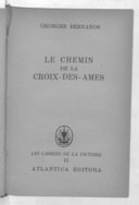 Le chemin de la Croix-des-Ames  G. Bernanos. 1943-1944