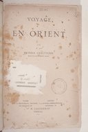 Voyage en Orient  P. Chauvierre. 1883