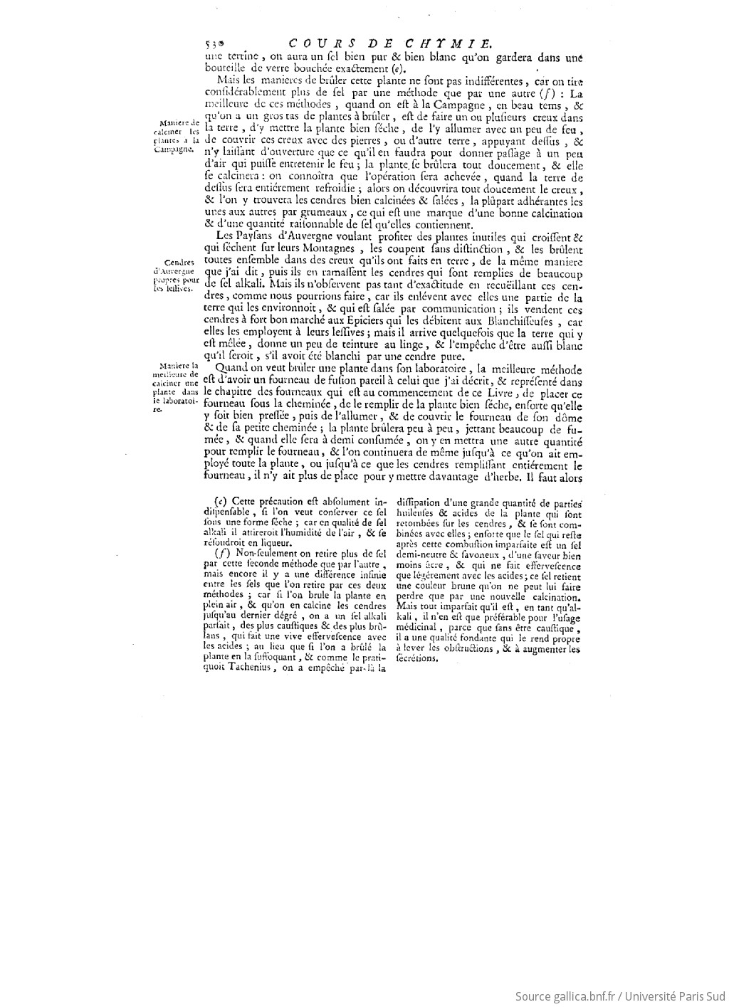 Cours de chymie contenant la manière de faire les operations qui sont en  usage dans la médecine, par une méthode facile by Nicolas LEMERY on SOPHIA