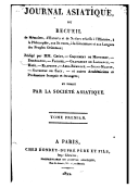 Journal Asiatique  1822