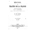 Recueil des traités de la France. Tome 3  1880-1917