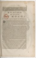 Relation de la cour du Mogol  W. Hawkins. 1696