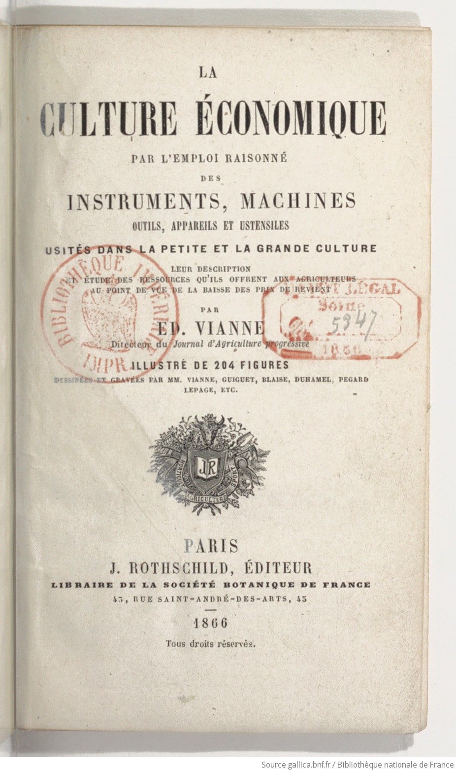 Outillages et Machines : Outillages, Cultura