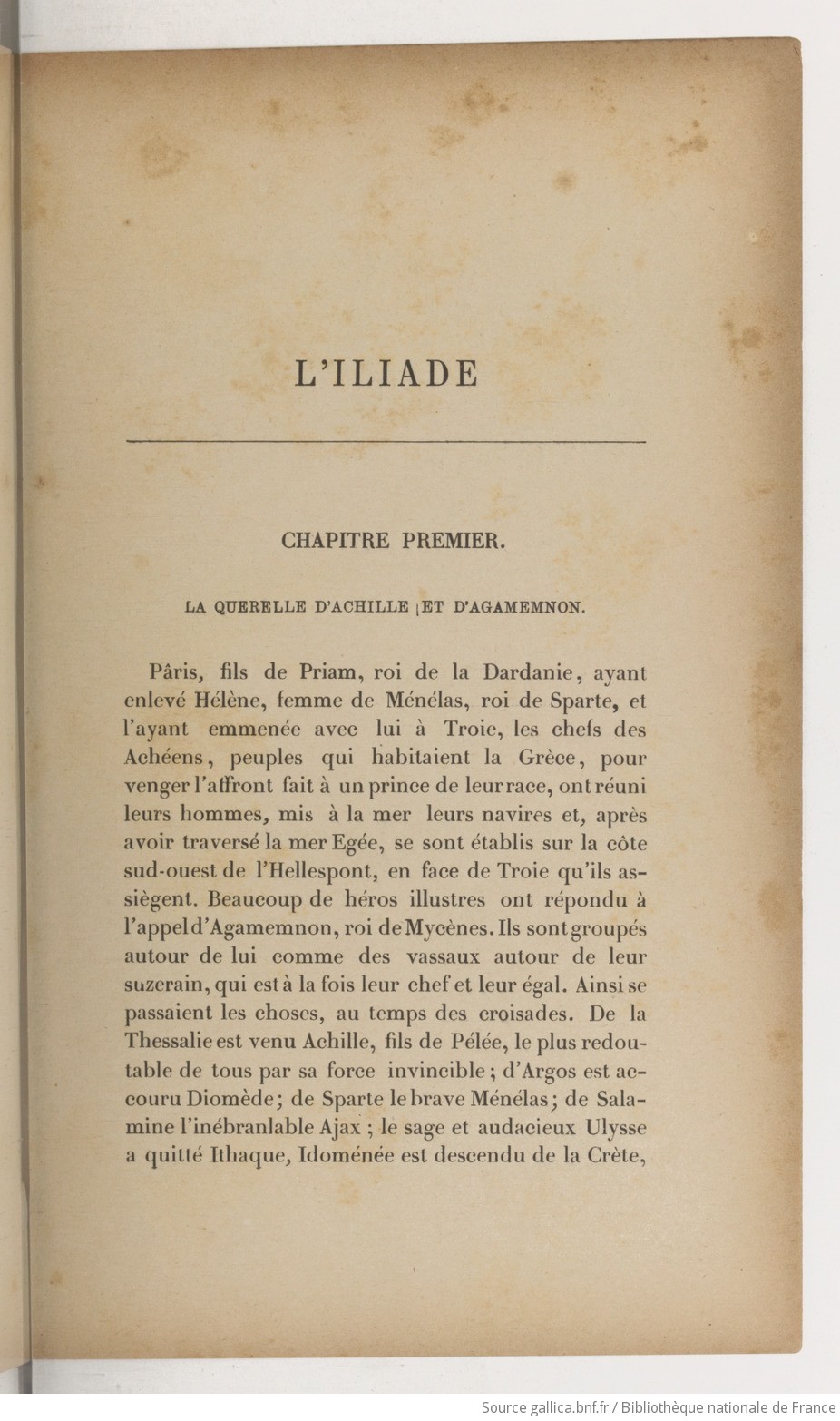 L Iliade Et L Odyssée Texte Intégral Histoire De L Iliade Et L Odyssée - Aperçu Historique