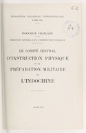 Comité central d'instruction physique et de préparation militaire de l' Indochine  1931