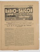 Radio-Saïgon. Bulletin hebdomadaire de la Compagnie franco-indochinoise de radiophonie. 1931-1932
