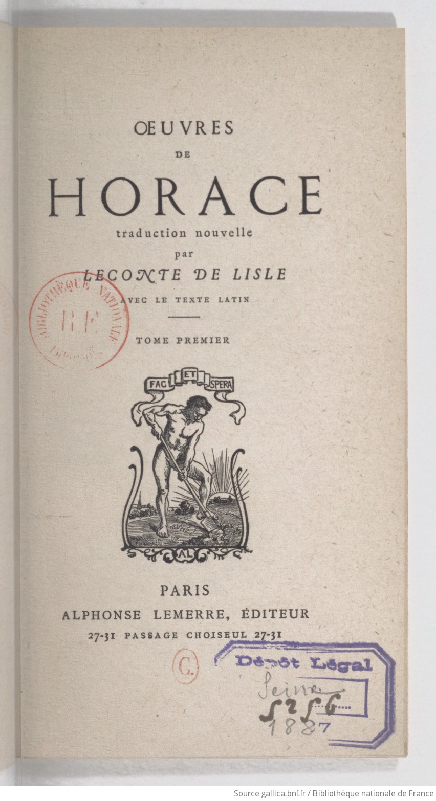 Horace - Encyclopédie de l'Histoire du Monde