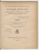Histoire médicale d'une campagne sur la canonnière - la Vipère  A.-C. Castellan. 1888
